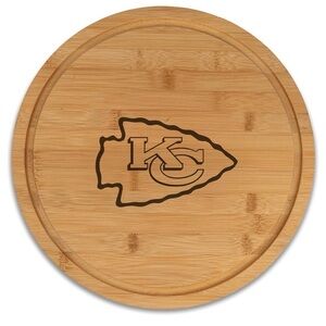 Kansas City Chiefs The Memory Company 13” Bamboo Lazy Susan
